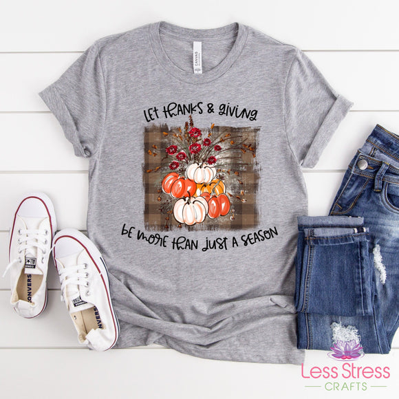 Be More Than a Season